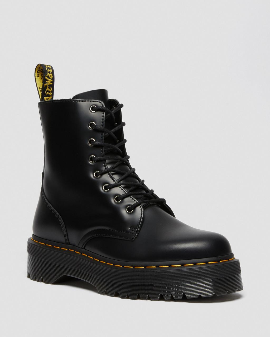 Botas Plataforma Dr Martens Jadon Smooth Leather Hombre Negras | 52952774