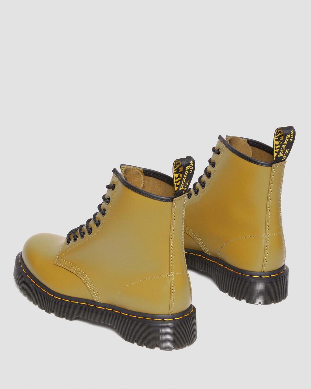 Botas con Cordones Dr Martens 1460 Bex Smooth Leather Hombre Amarillo | 68078916