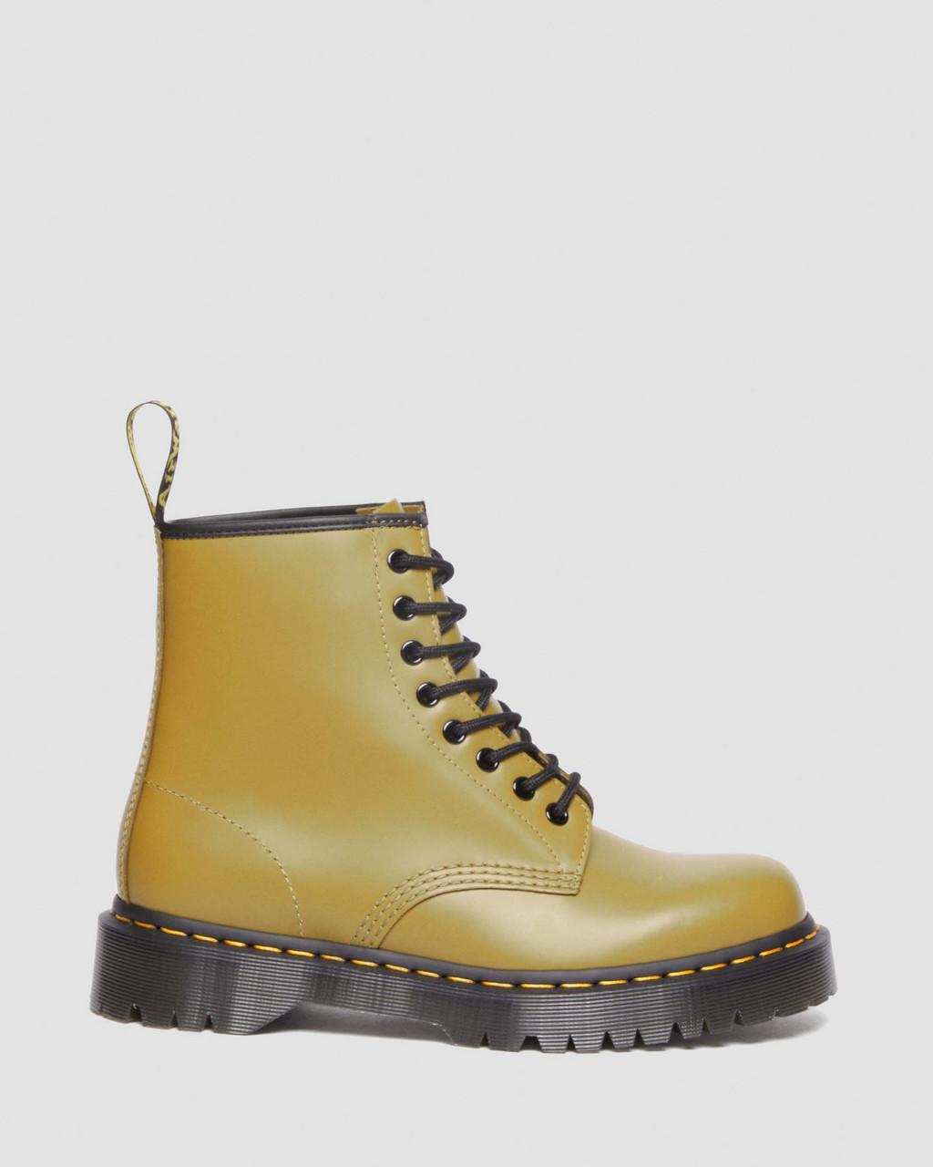 Botas con Cordones Dr Martens 1460 Bex Smooth Leather Hombre Amarillo | 68078916