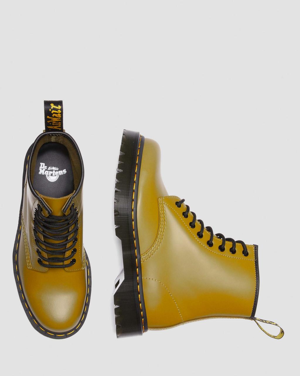 Botas con Cordones Dr Martens 1460 Bex Smooth Leather Hombre Amarillo | 68078916