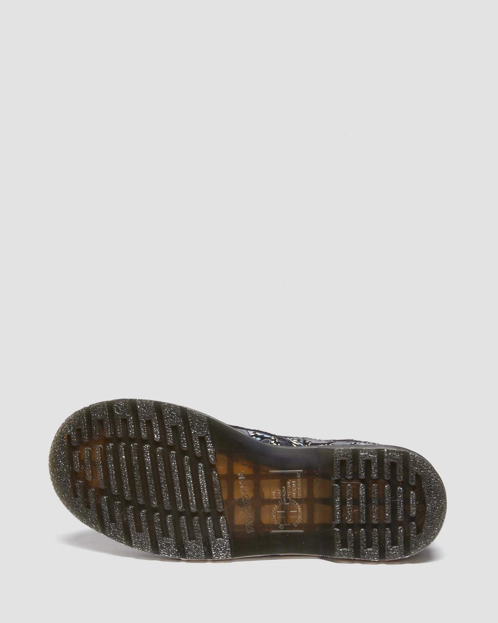Botas con Cordones Dr Martens 1460 Butterfly Print Suede Mujer Gris | 40830809
