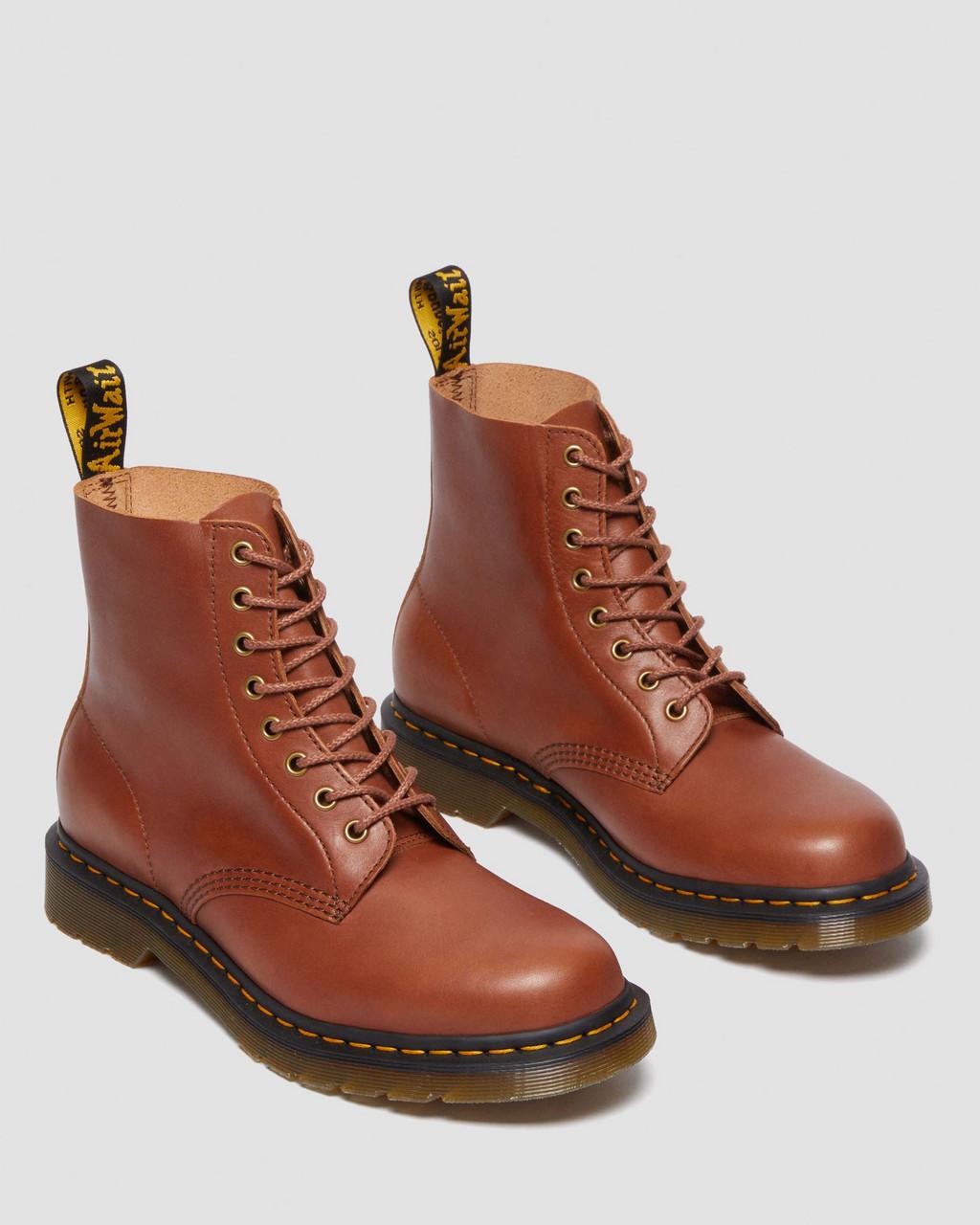 Botas con Cordones Dr Martens 1460 Carrara Leather Mujer Marrones | 74124001