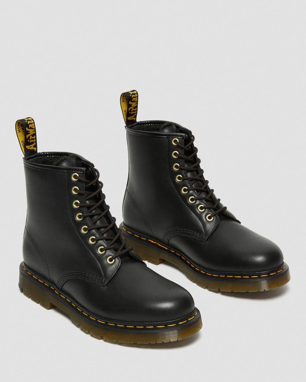 Botas con Cordones Dr Martens 1460 DM's Wintergrip Leather Hombre Negras | 74848323