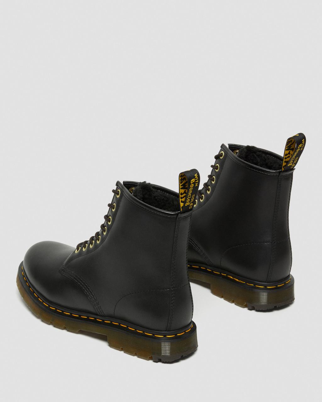 Botas con Cordones Dr Martens 1460 DM's Wintergrip Leather Hombre Negras | 74848323