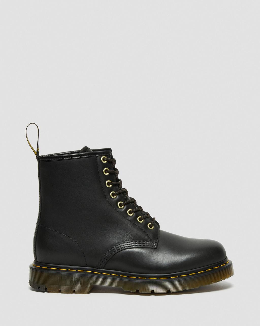 Botas con Cordones Dr Martens 1460 DM's Wintergrip Leather Hombre Negras | 74848323