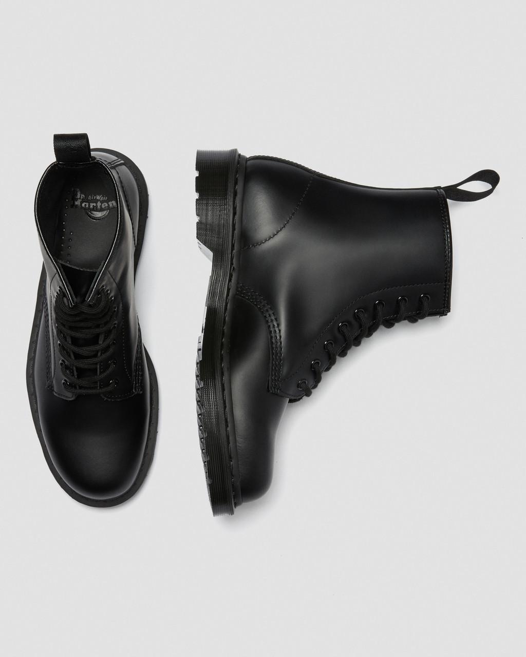 Botas con Cordones Dr Martens 1460 Mono Smooth Leather Mujer Negras | 65771764