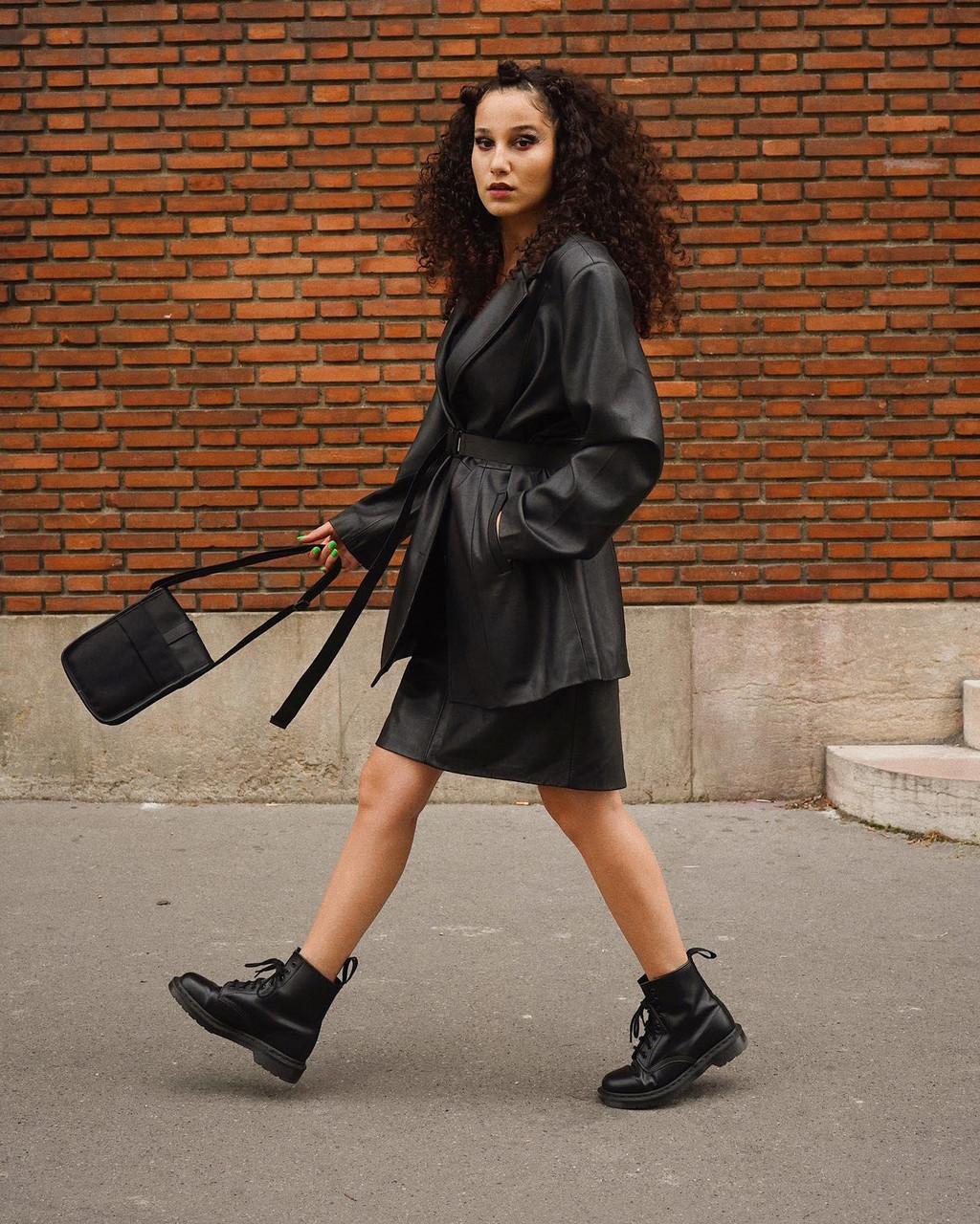 Botas con Cordones Dr Martens 1460 Mono Smooth Leather Mujer Negras | 65771764