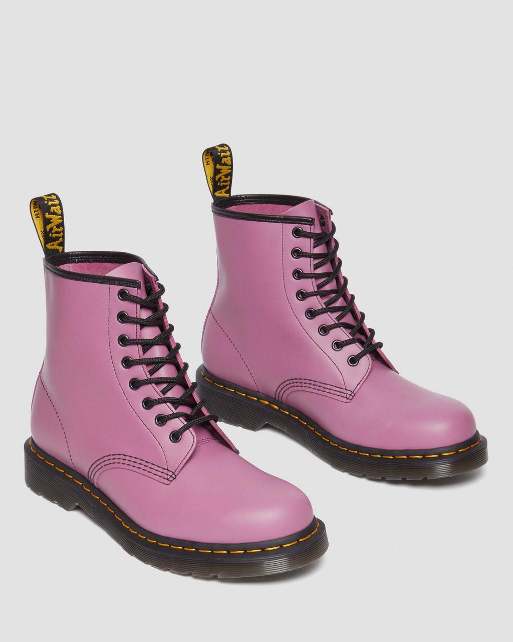 Botas con Cordones Dr Martens 1460 Smooth Leather Mujer Moradas | 87718400