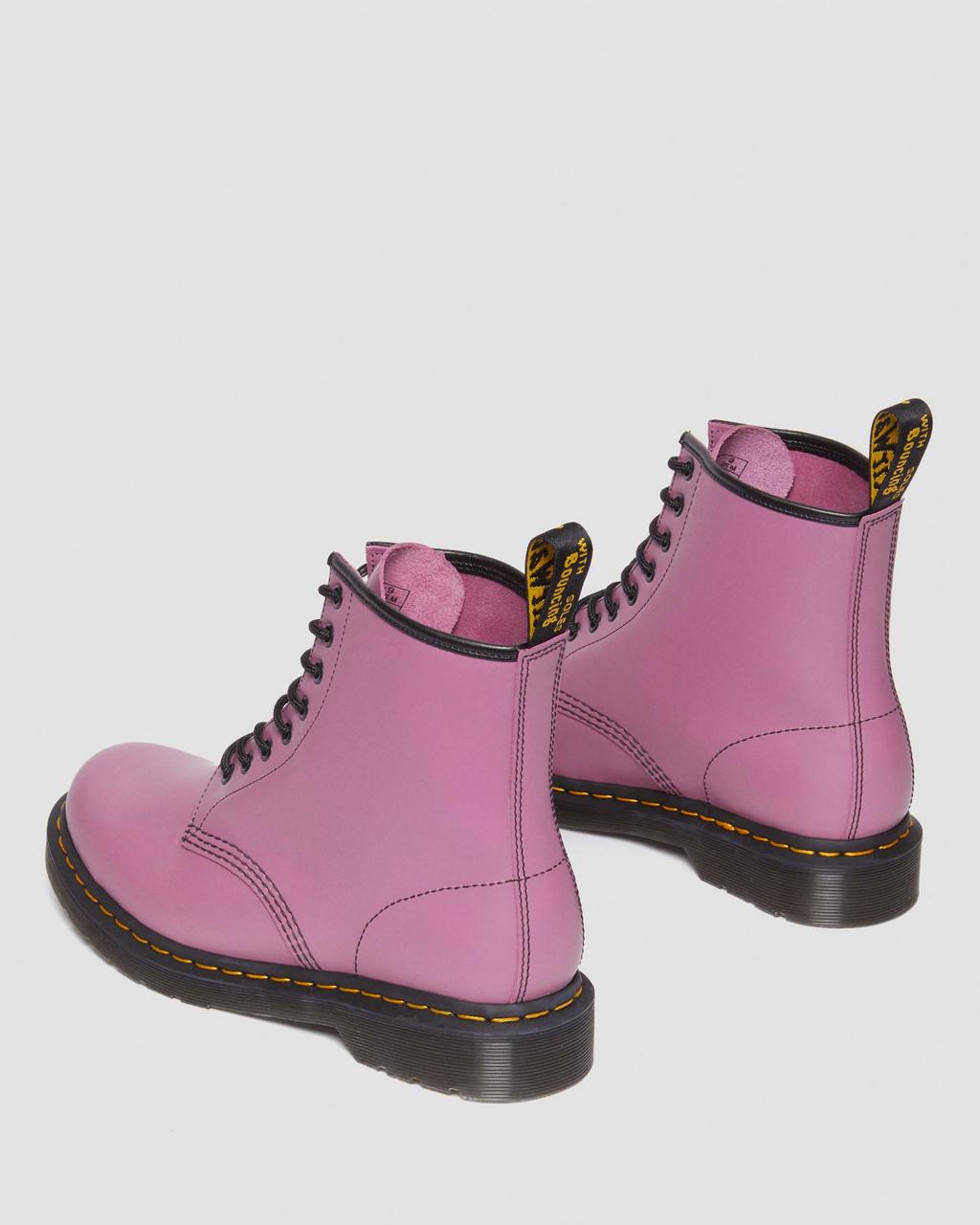 Botas con Cordones Dr Martens 1460 Smooth Leather Mujer Moradas | 87718400