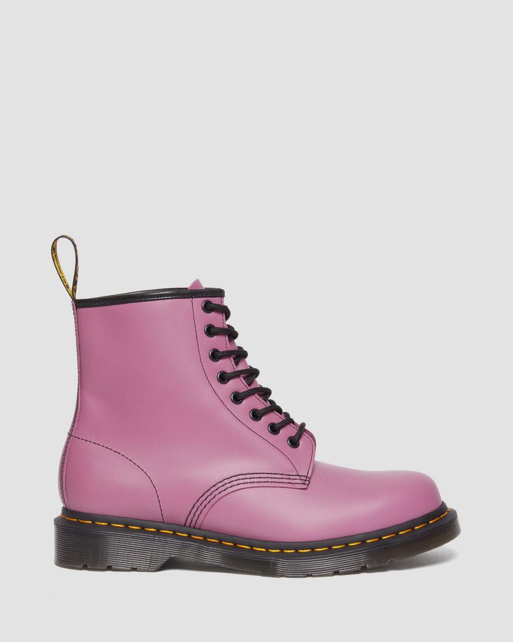 Botas con Cordones Dr Martens 1460 Smooth Leather Mujer Moradas | 87718400