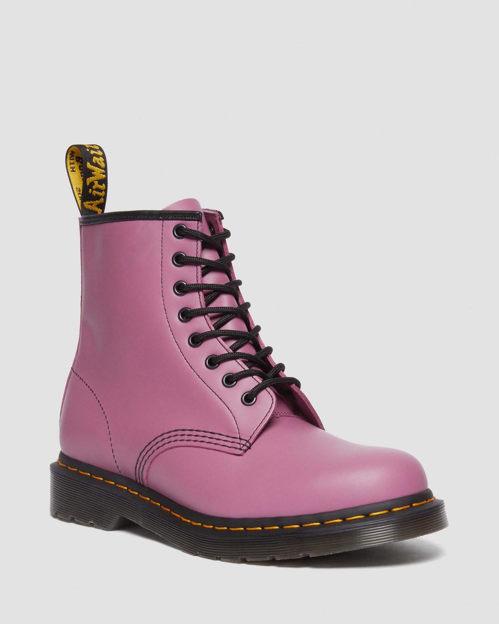 Botas con Cordones Dr Martens 1460 Smooth Leather Mujer Moradas | 87718400