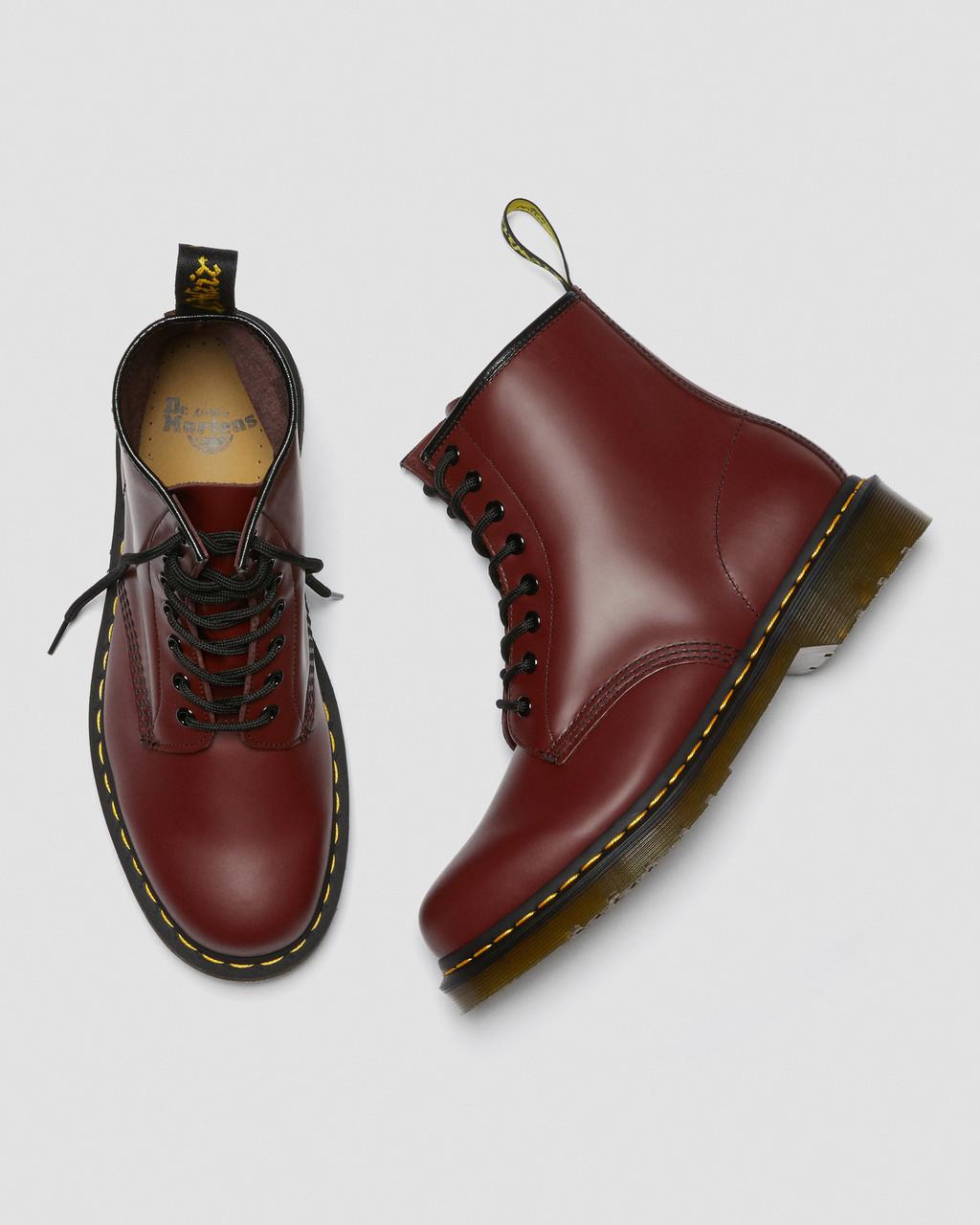 Botas con Cordones Dr Martens 1460 Smooth Leather Mujer Rojas | 33592899
