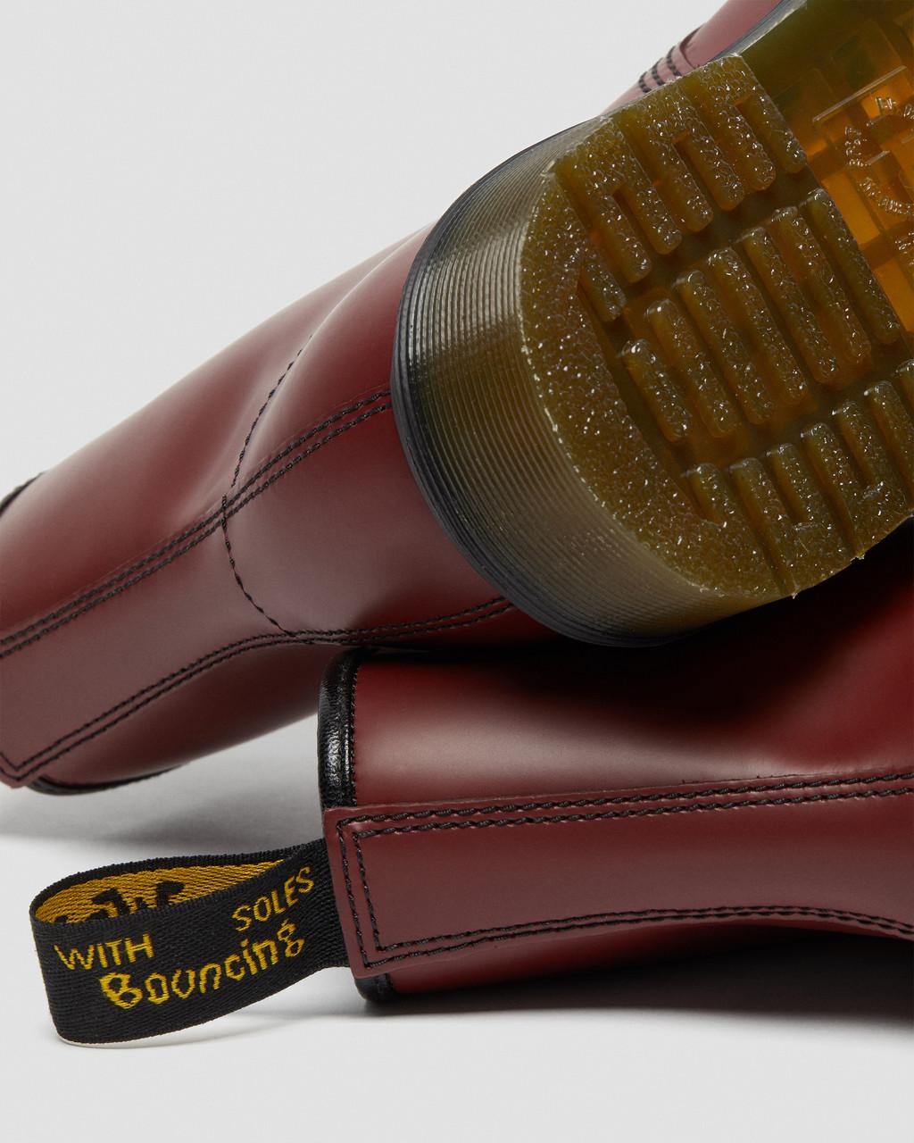 Botas con Cordones Dr Martens 1460 Smooth Leather Mujer Rojas | 33592899