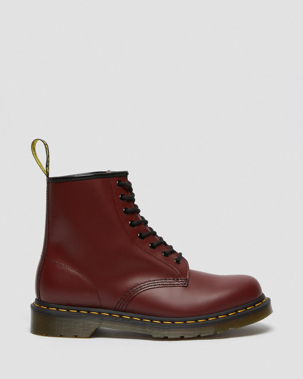Botas con Cordones Dr Martens 1460 Smooth Leather Mujer Rojas | 33592899