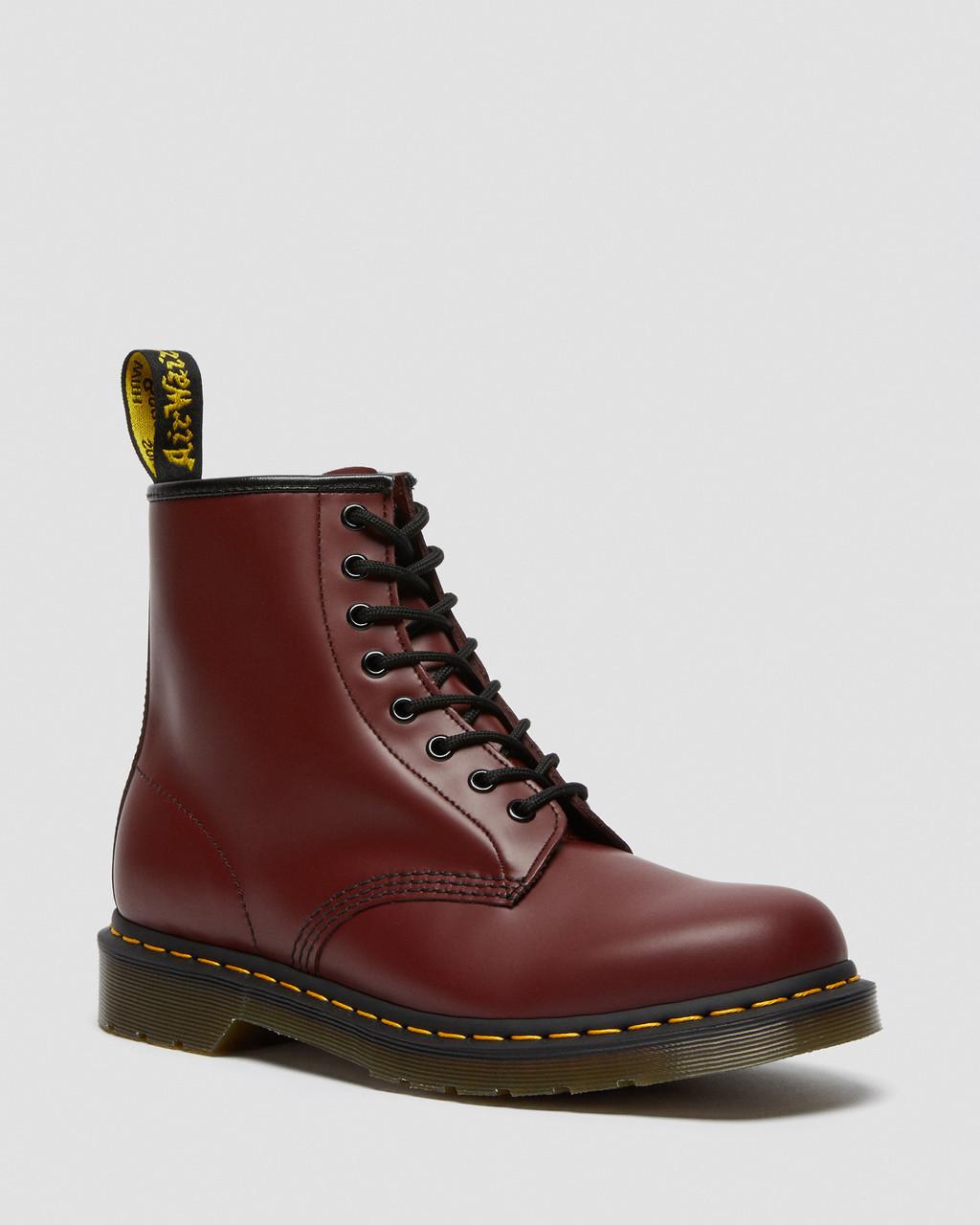 Botas con Cordones Dr Martens 1460 Smooth Leather Mujer Rojas | 33592899