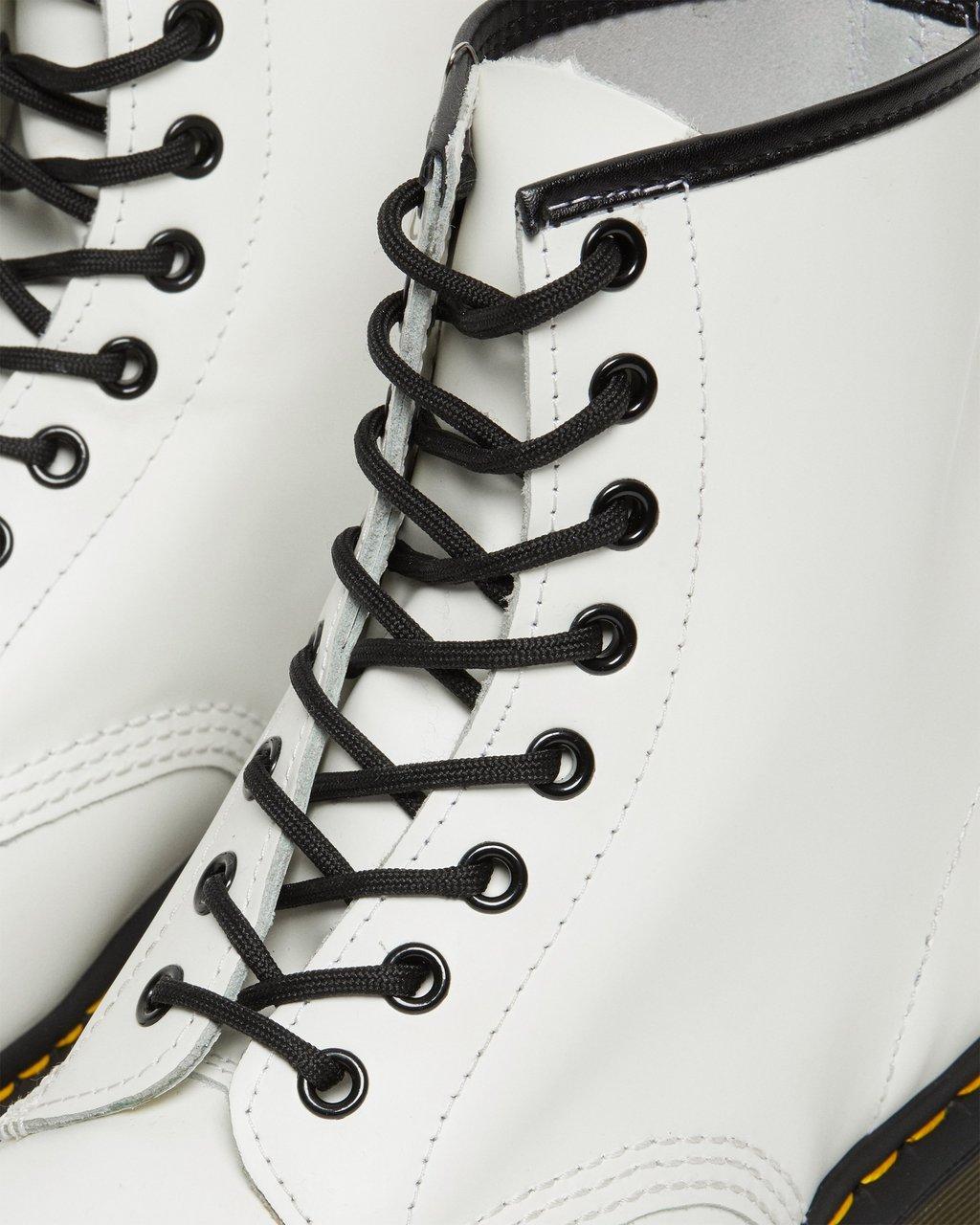 Botas con Cordones Dr Martens 1460 Smooth Leather Mujer Blancas | 31633544