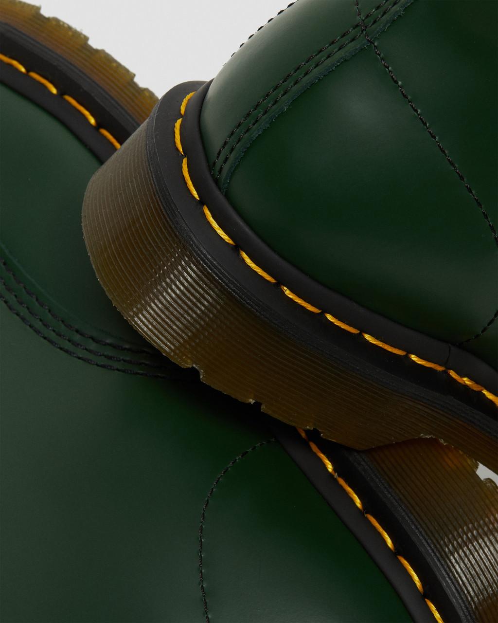 Botas con Cordones Dr Martens 1460 Smooth Leather Mujer Verde | 65640759