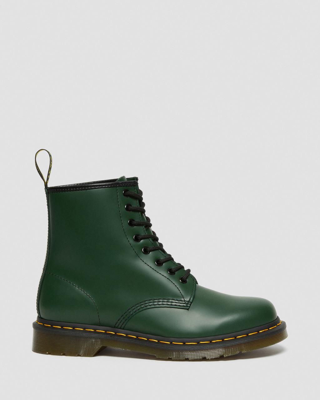 Botas con Cordones Dr Martens 1460 Smooth Leather Mujer Verde | 65640759