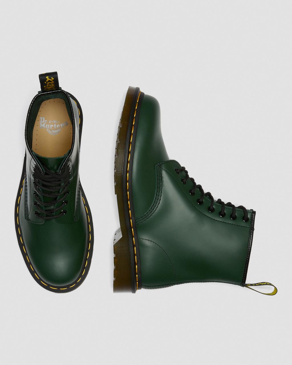 Botas con Cordones Dr Martens 1460 Smooth Leather Mujer Verde | 65640759