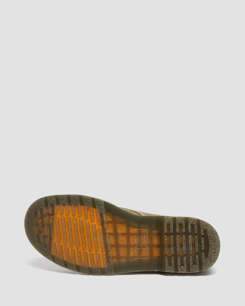 Botas con Cordones Dr Martens 1460 Tumbled Nubuck Leather Hombre Verde Oliva | 28780027