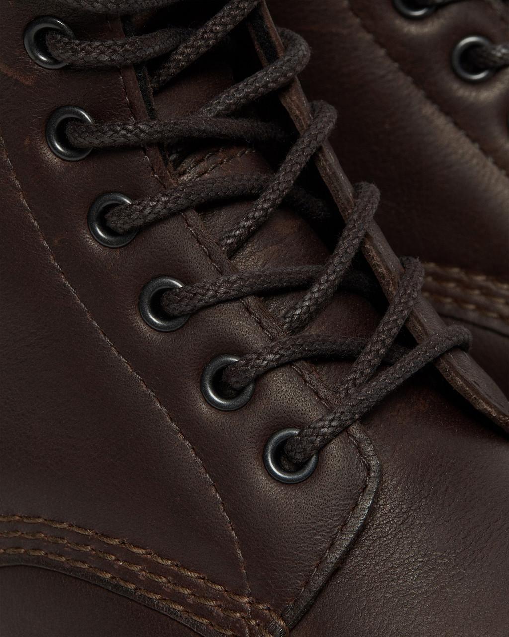 Botas con Cordones Dr Martens 1460 Warmwair Leather Mujer Marrones | 26172706