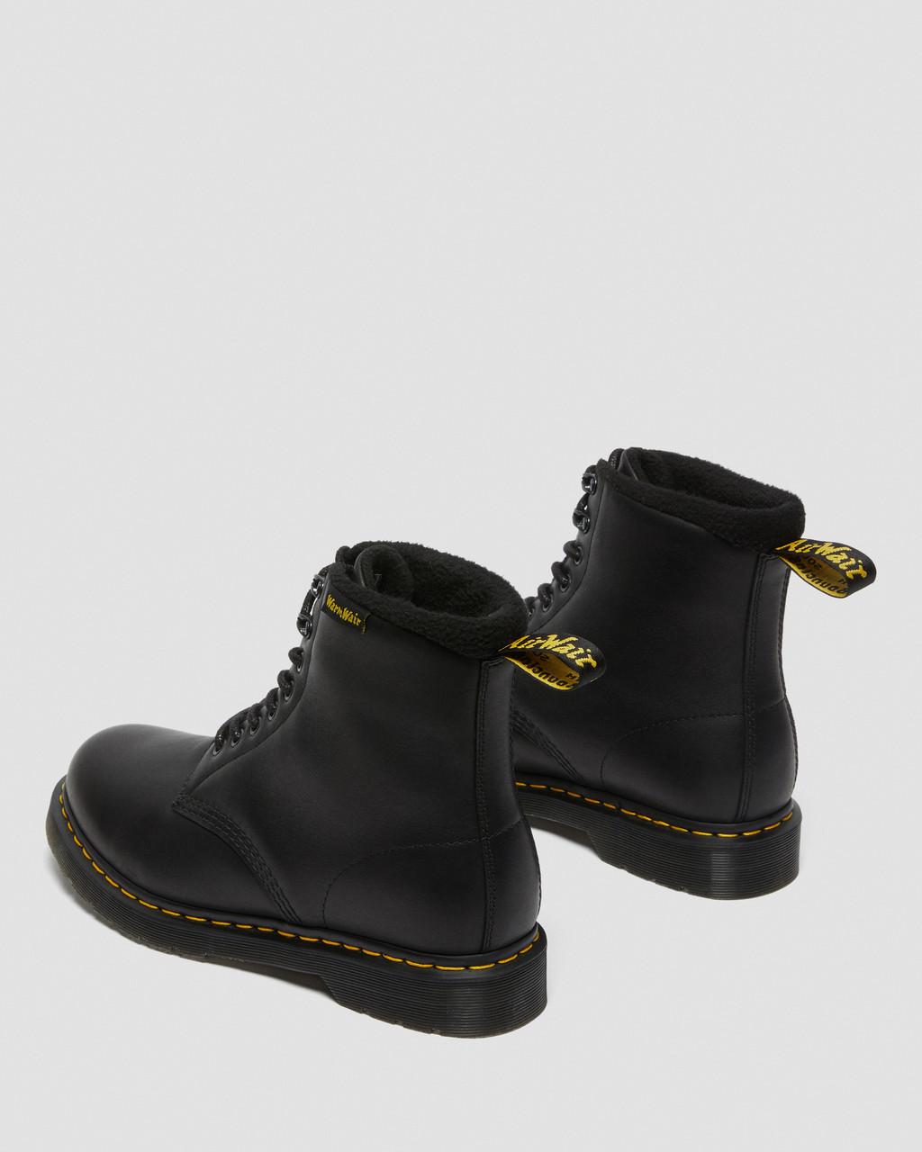 Botas con Cordones Dr Martens 1460 Warmwair Leather Mujer Negras | 30803759