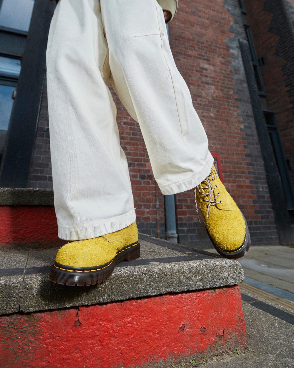 Botas con Cordones Dr Martens 939 Ben Suede Padded Collar Mujer Amarillo | 94317125