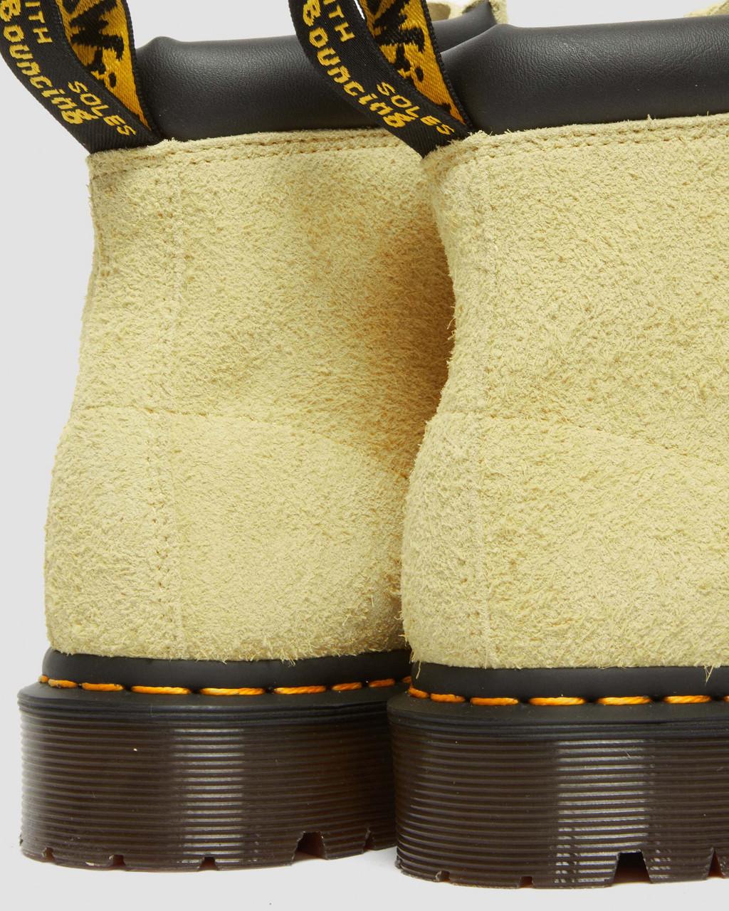 Botas con Cordones Dr Martens 939 Ben Suede Padded Collar Mujer Amarillo | 54517729