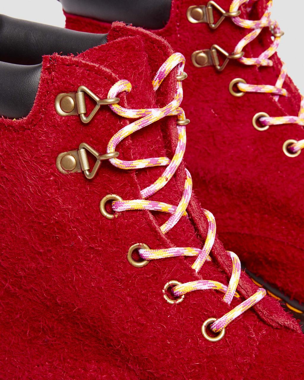 Botas con Cordones Dr Martens 939 Ben Suede Padded Collar Hombre Rojas | 41641308