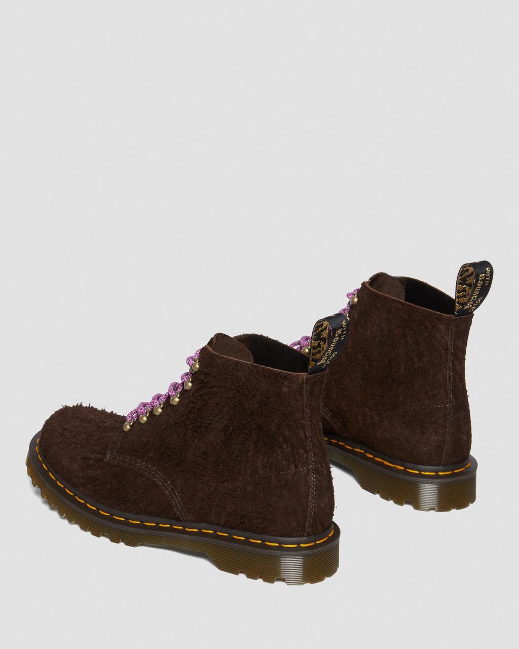 Botines Dr Martens 101 Made in England Hardware Suede Mujer Marrones | 17330384