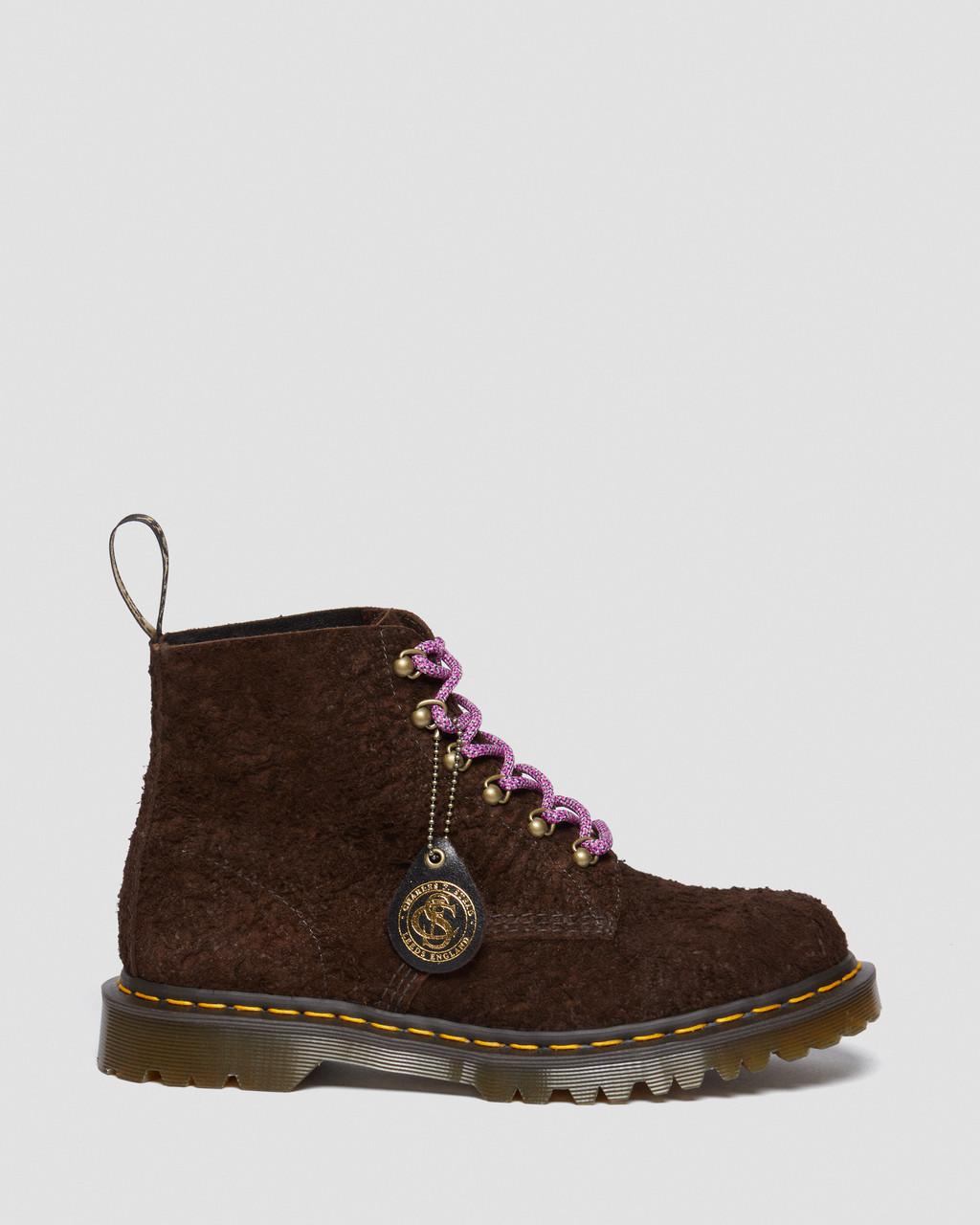 Botines Dr Martens 101 Made in England Hardware Suede Mujer Marrones | 17330384