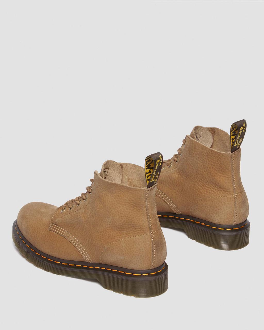 Botines Dr Martens 101 Tumbled Nubuck Leather Hombre Marrones | 92892793