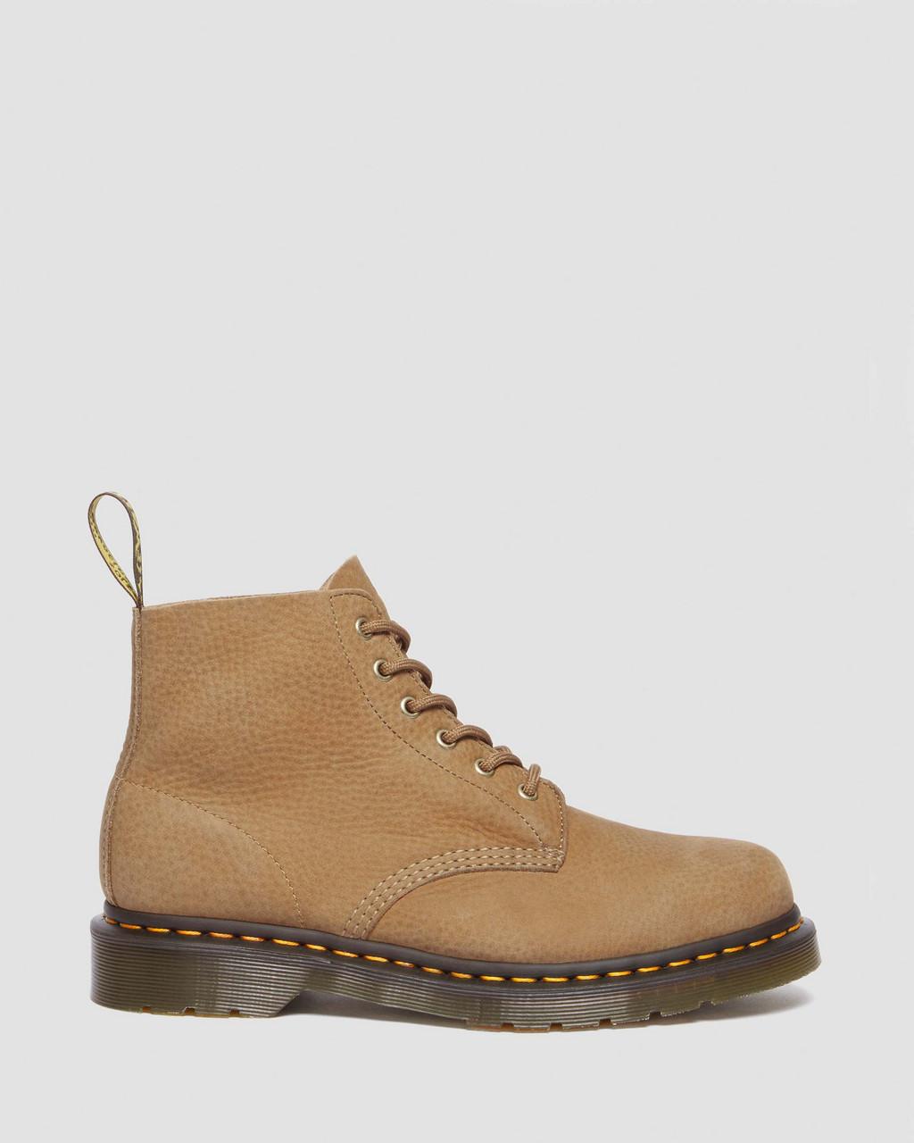 Botines Dr Martens 101 Tumbled Nubuck Leather Hombre Marrones | 92892793
