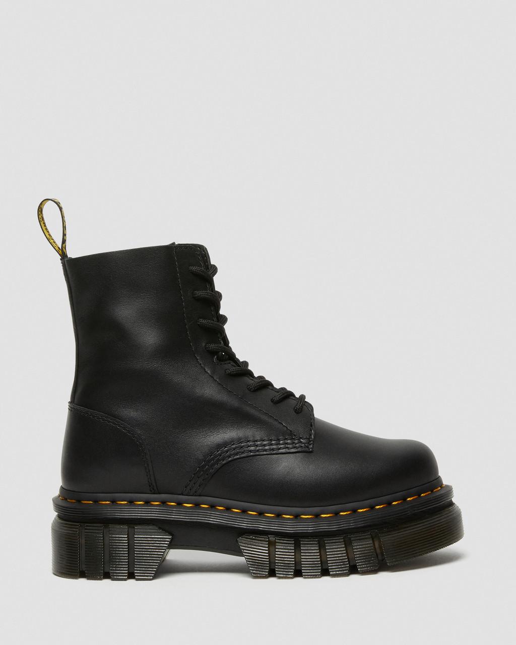 Botines Dr Martens Audrick Nappa Leather Platform Mujer Negras | 54377751