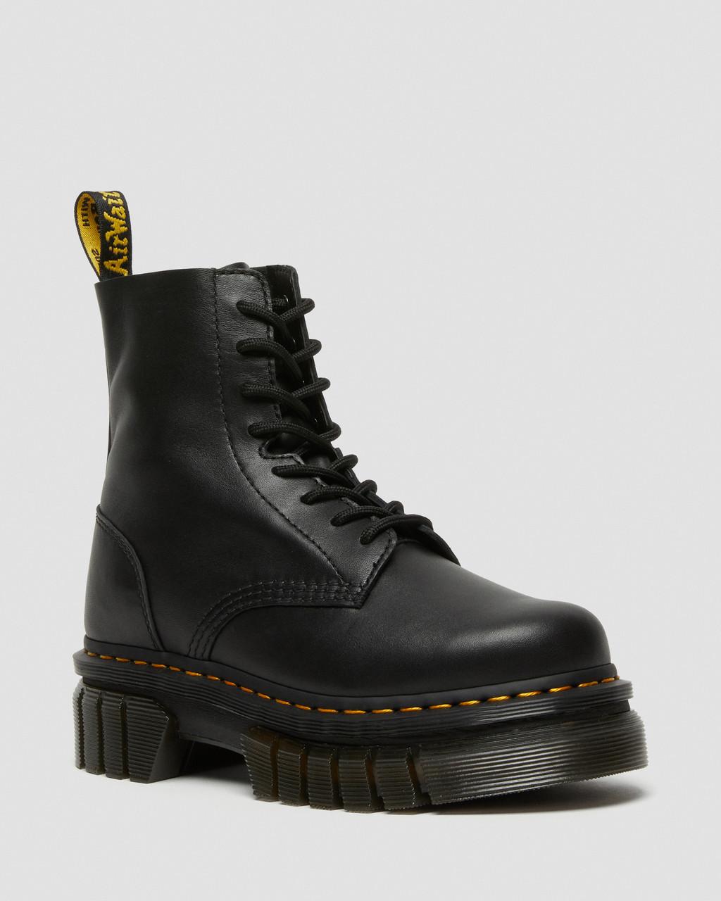 Botines Dr Martens Audrick Nappa Leather Platform Mujer Negras | 54377751