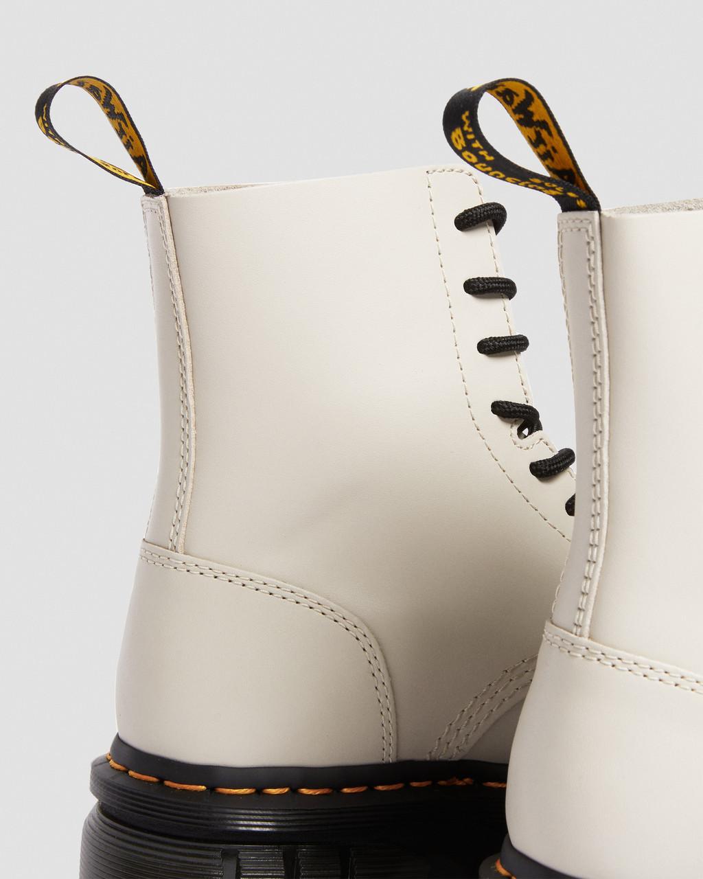 Botines Dr Martens Audrick Nappa Leather Platform Hombre Blancas | 85243339
