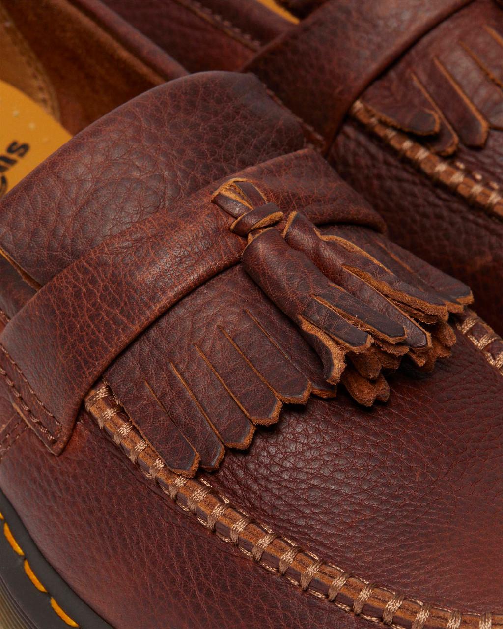 Mocasines Dr Martens Adrian Ambassador Yellow Stitch Leather Hombre Burdeos | 27030092