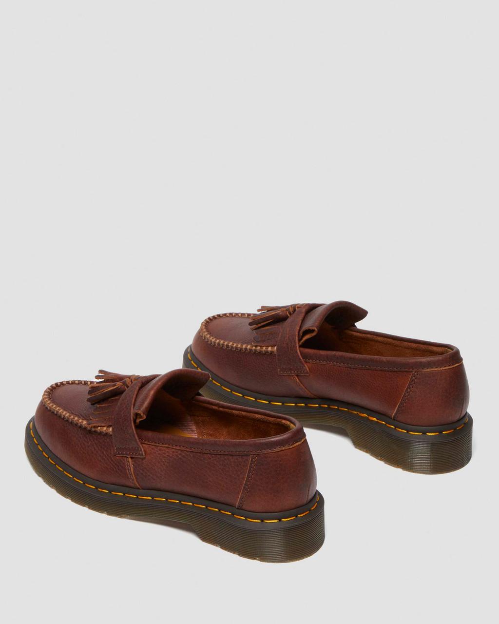 Mocasines Dr Martens Adrian Ambassador Yellow Stitch Leather Hombre Burdeos | 27030092