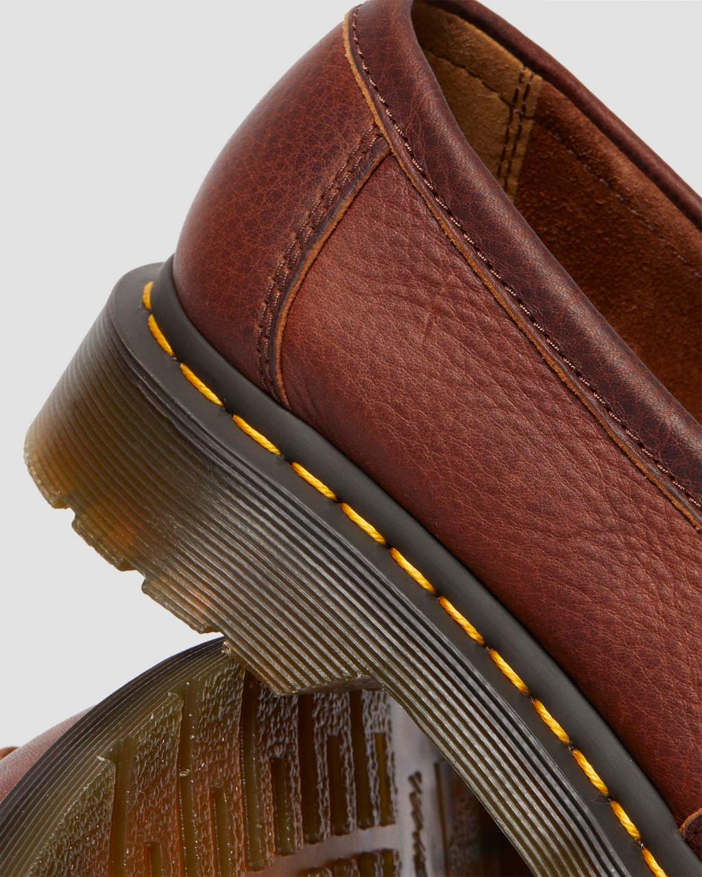 Mocasines Dr Martens Adrian Ambassador Yellow Stitch Leather Hombre Burdeos | 27030092