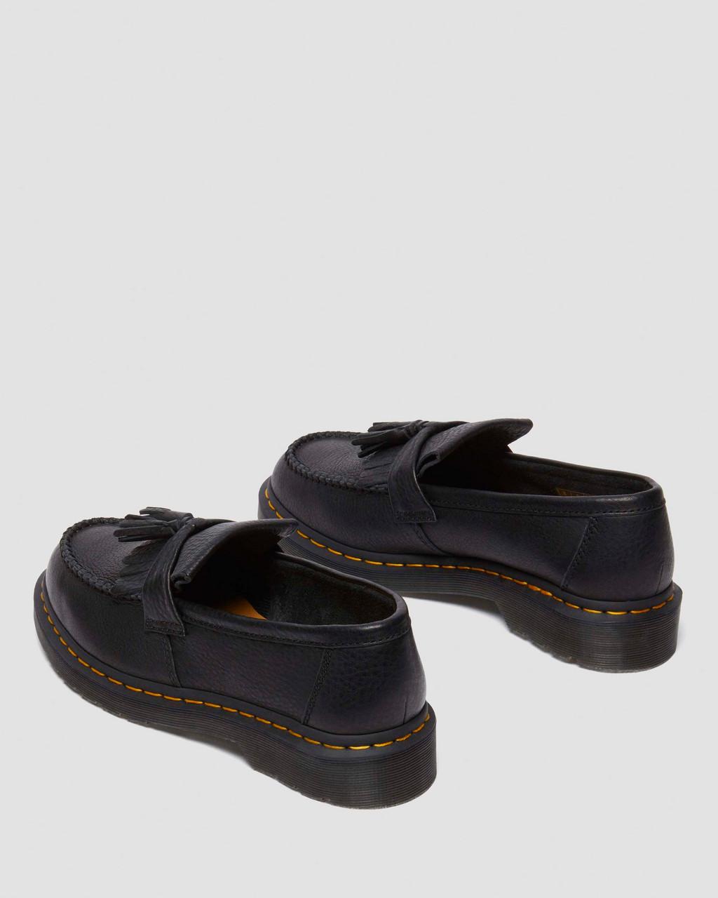 Mocasines Dr Martens Adrian Ambassador Yellow Stitch Leather Hombre Negras | 59937301