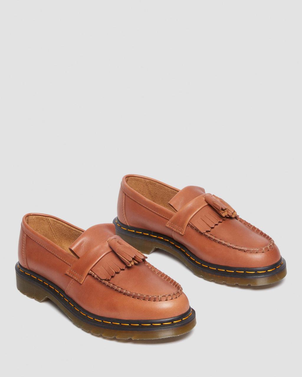 Mocasines Dr Martens Adrian Carrara Leather Tassel Hombre Marrones | 51816834