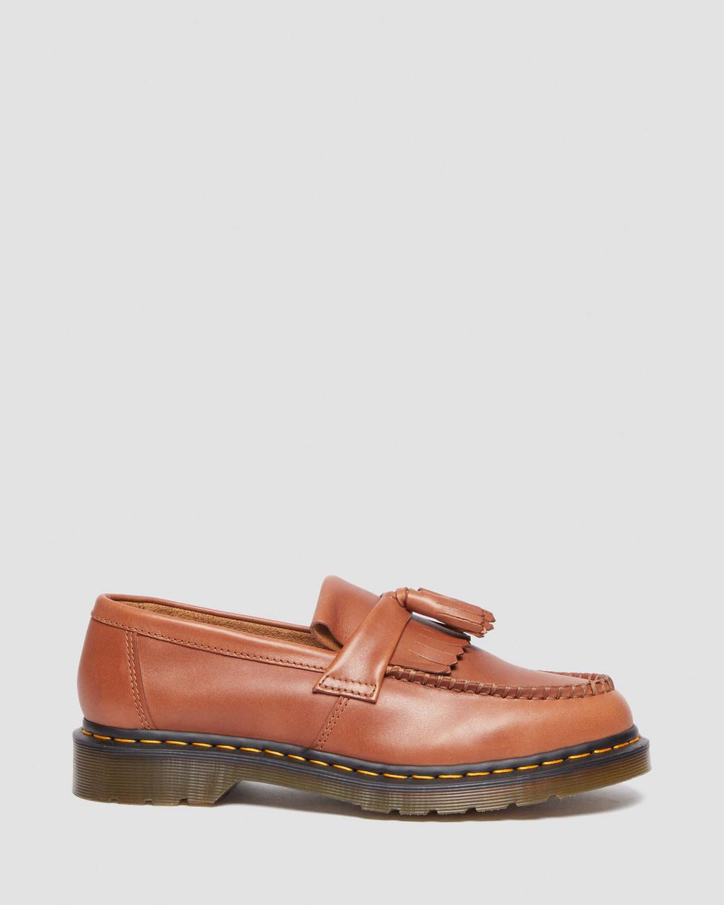 Mocasines Dr Martens Adrian Carrara Leather Tassel Hombre Marrones | 51816834