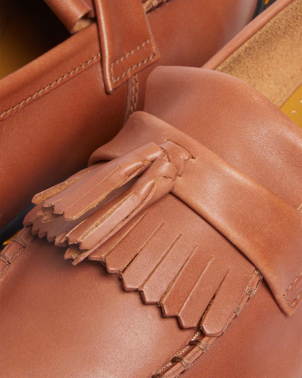 Mocasines Dr Martens Adrian Carrara Leather Tassel Mujer Marrones | 22572576