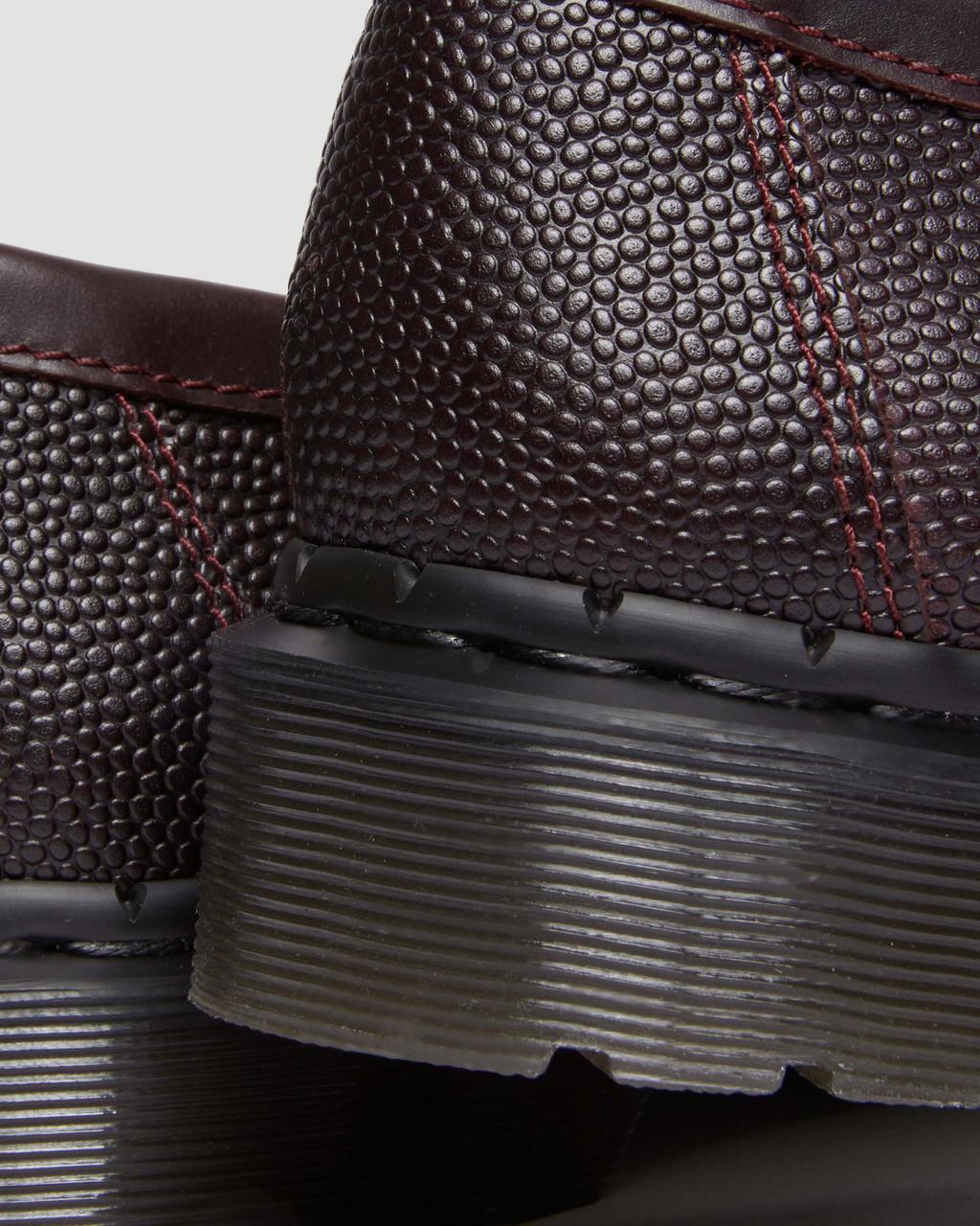 Mocasines Dr Martens Adrian Snaffle Pebble Grain Leather Kiltie Mujer Burdeos | 76022406