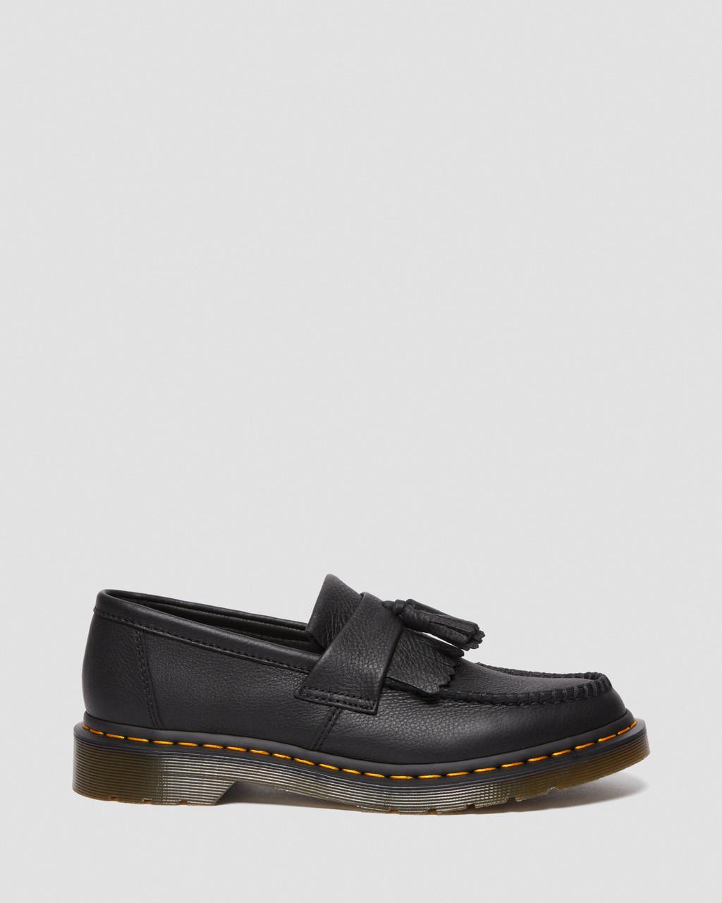 Mocasines Dr Martens Adrian Virginia Leather Tassel Mujer Negras | 25639313