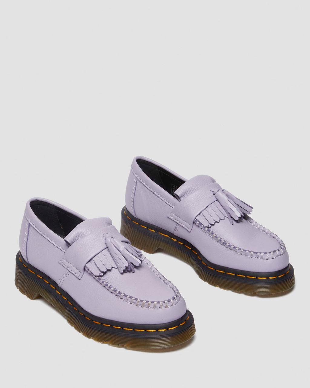 Mocasines Dr Martens Adrian Virginia Leather Tassel Mujer Lavanda | 76414058