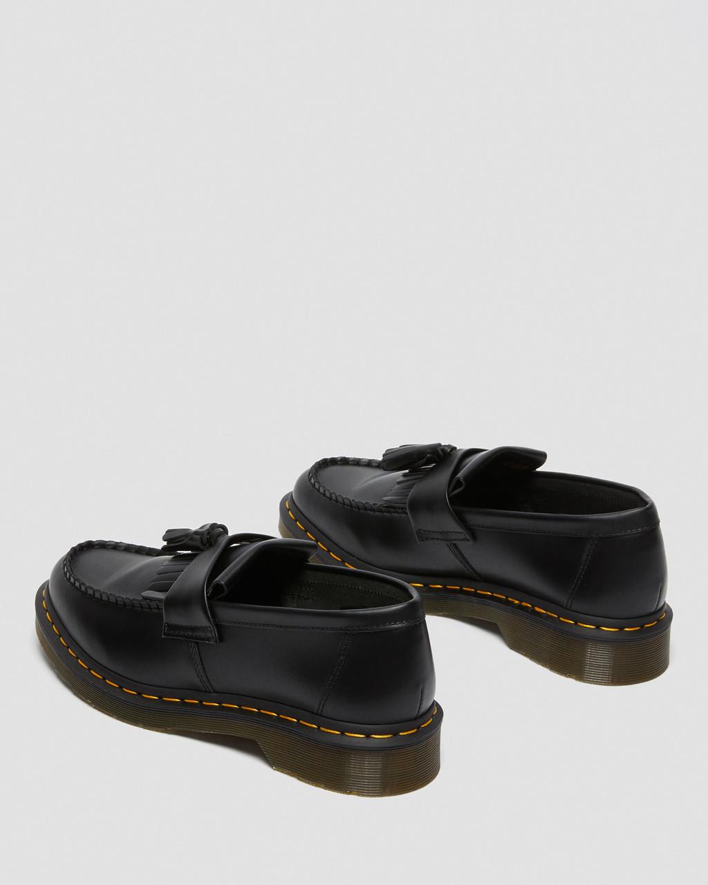Mocasines Dr Martens Adrian Yellow Stitch Leather Tassel Hombre Negras | 78730835