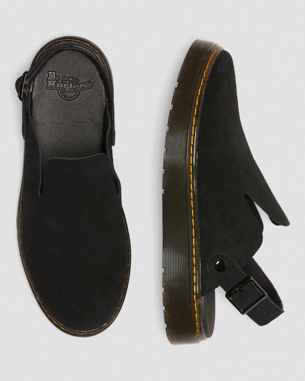 Mulas Dr Martens Carlson Suede Casual Slingback Hombre Negras | 16765515