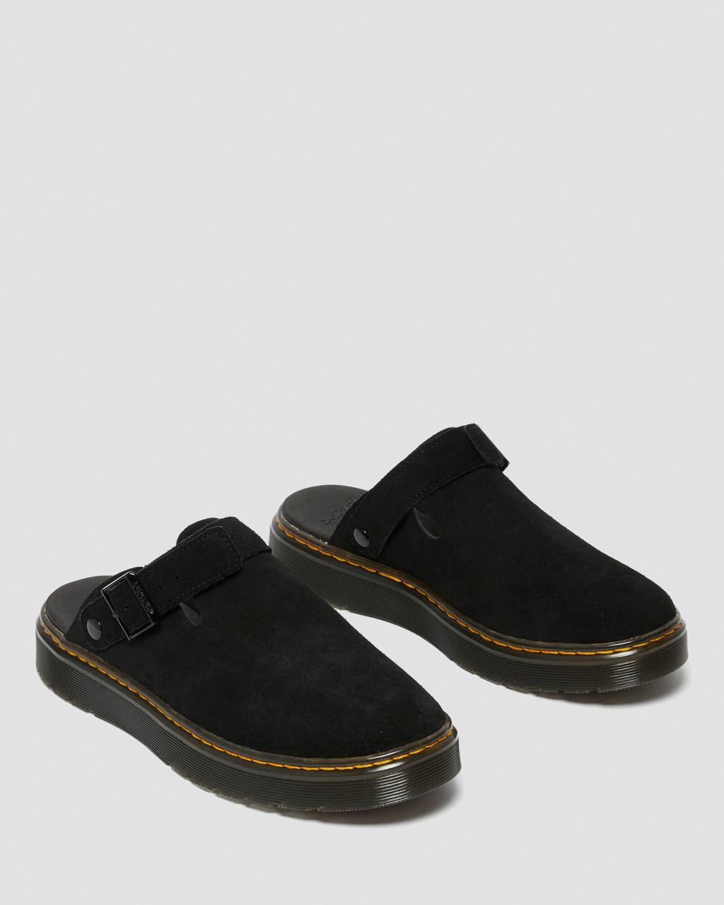 Mulas Dr Martens Carlson Suede Casual Slingback Hombre Negras | 16765515
