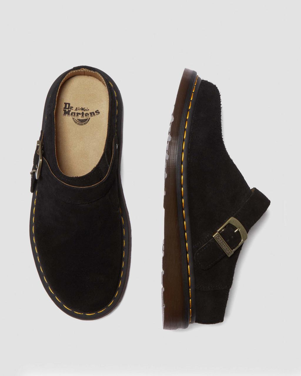 Mulas Dr Martens Isham Desert Oasis Suede Hombre Negras | 67976654